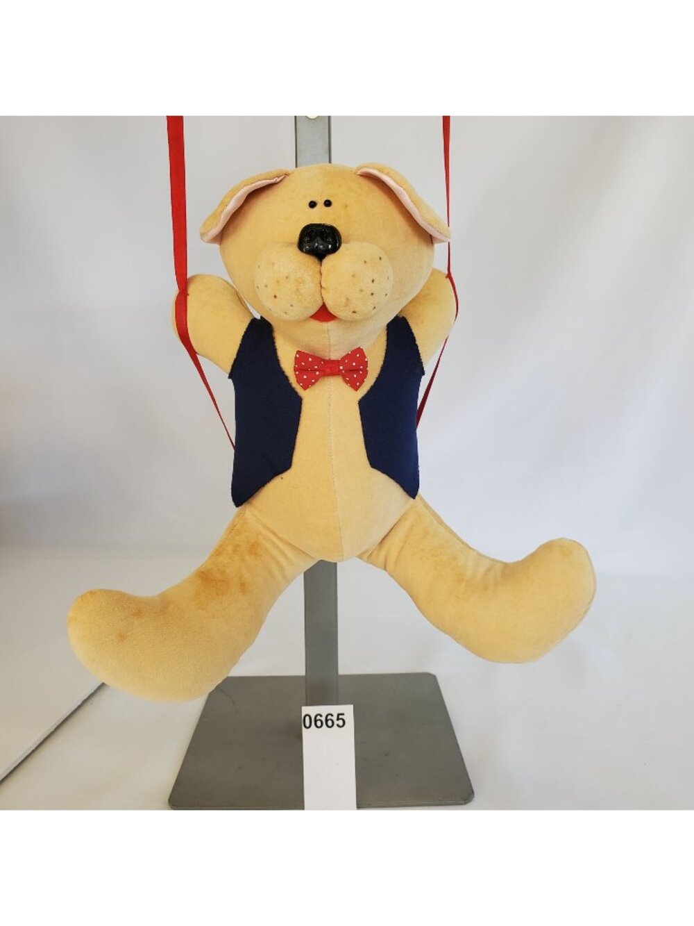 Dakin Plush Scooter Under Rainbow Bear 49-0027 Hanging Flying Fantasies 1980's